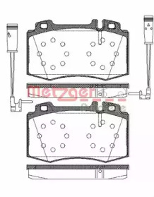 Комплект тормозных колодок METZGER 0769.02